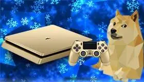 Что подарить на Новый год или золотая PS4 Slim под елочку