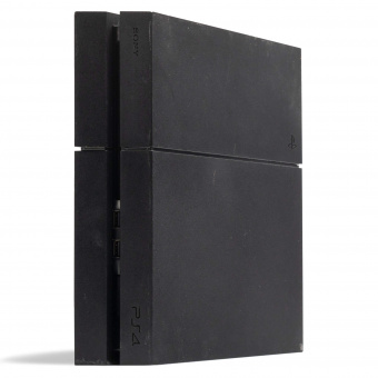 б.у. sony playstation 4 fat матовая 1tb  + dualshock 4 фото