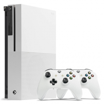 б.у. microsoft xbox one s 500gb + джойстик  фото