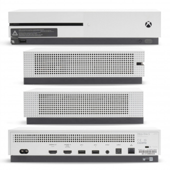 б.у. microsoft xbox one s 500gb + джойстик  фото